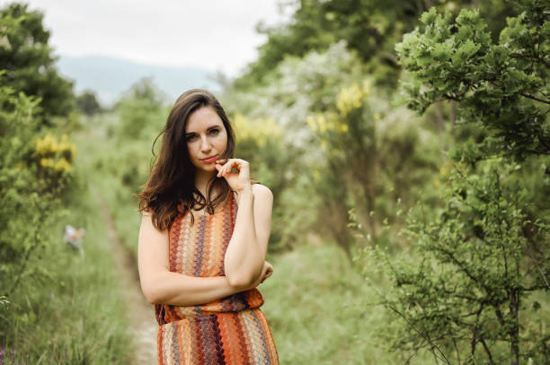istock Young woman in nature, portrait. 1995244266