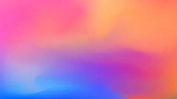 Vector illustration of Blurry multicolored gradient noisy grain texture abstract background