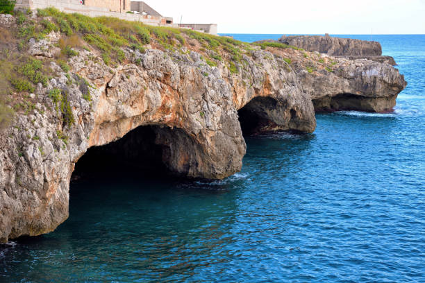stretch of coast Punta Meliso Santa Maria di Leuca Italy