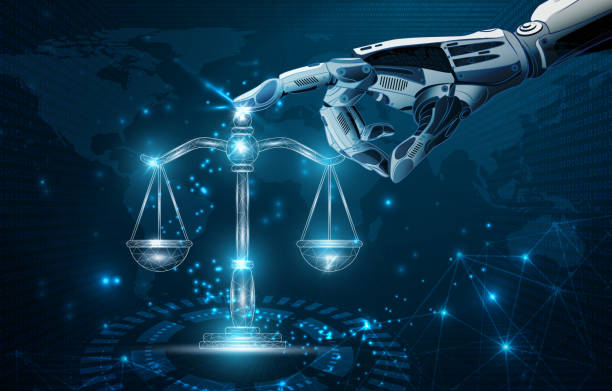 ilustrações de stock, clip art, desenhos animados e ícones de artificial intelligence in law - ordem