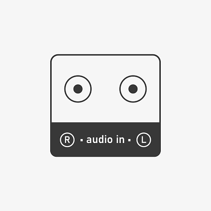 Red Audio Control Sticker Audio Displays And Controls Sticker Vector Stock Illustration ...
