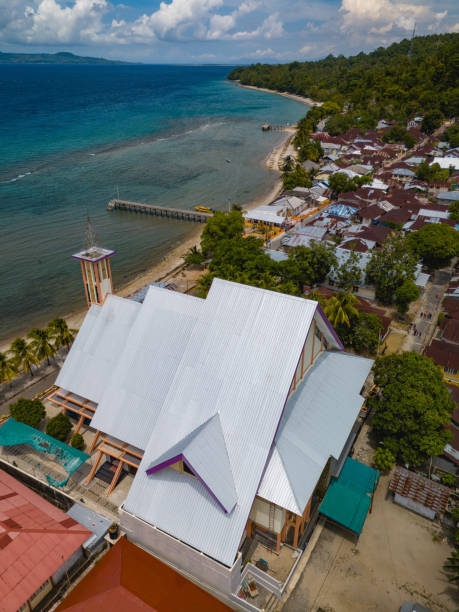 Haruku Village in Central Maluku, Indonesia