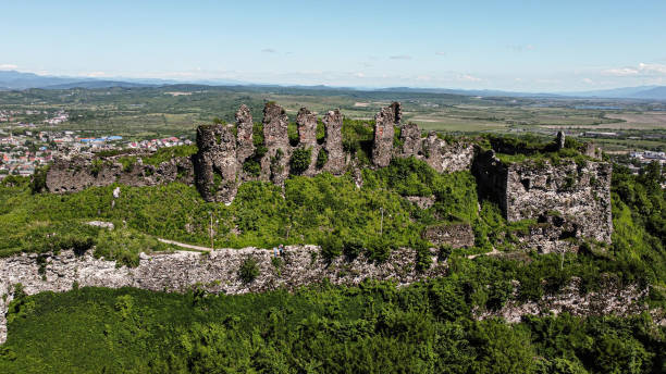 istock Hust Castle near the Carpathian Mountains. 1995353611