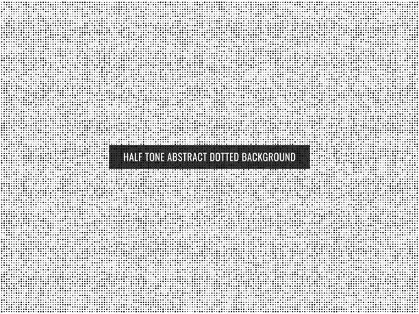 Vector illustration of Half Tone Abstract Dotted Texture Background Vector Design.