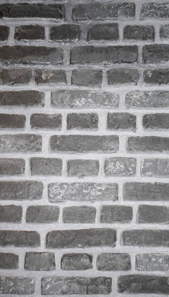 istock Silver Painted Brick Wall. Abstract background texture with old dirty and vintage style pattern 1995423760