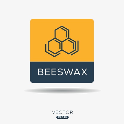 Beeswax Icon, Vector sign.