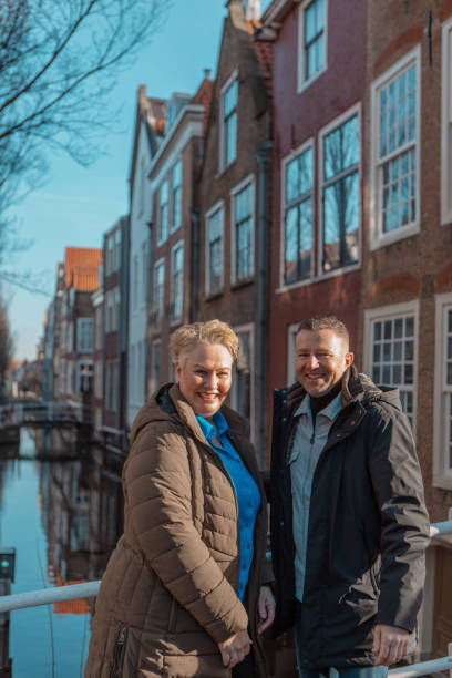 istock Middle aged couple on staycation in Delft 1995546342