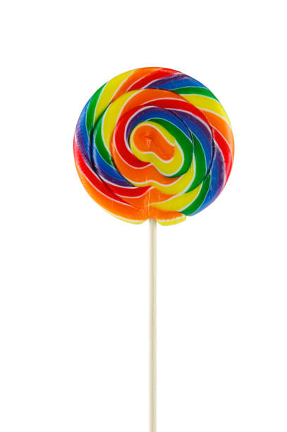 istock single colorful lollipop isolated on white background 1995630800