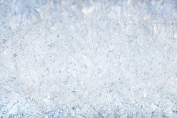 Natural winter background of glittering snowflakes. Snow surface and texture. Copy space for text