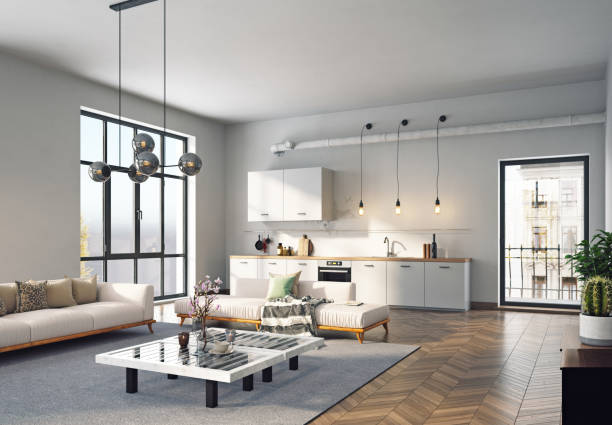 istock Interior of modern living room 1995666005