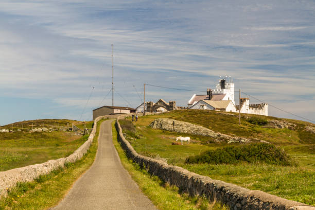 istock Path to the tip and lighthouse of Point Lynas on Anglesey, Wales 1995761518