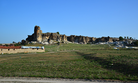 A view from the Phrygian Valley Fairy Chimneys in Doger, Afyonkarahisar, Turkey