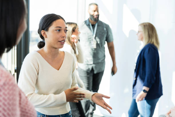 istock During networking time, diverse businesspeople get to know each other 1995828620