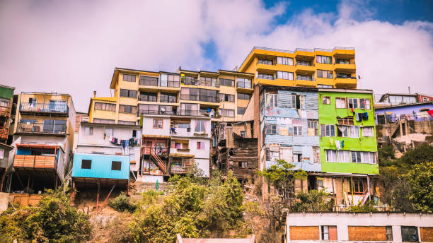 istock Colorful houses on a hillside in Valparaiso. 1995889471