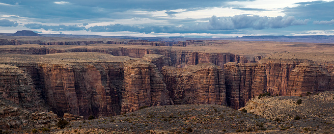 The Little Colorado River Canyon adjacent to the Grand Canyon in Northern Arizona