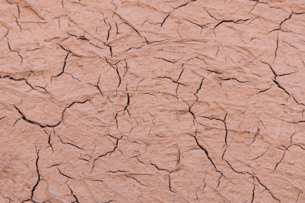 Dry Red soil background