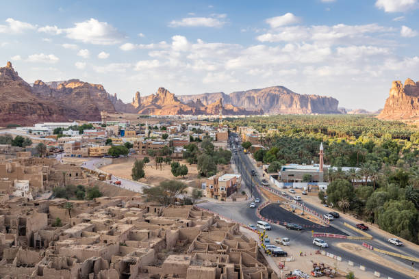 istock Ancient ruins in old town Al-Ula. 1996055874