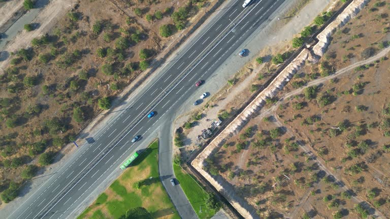 Santiago highway, metropolitan region, country of Chile