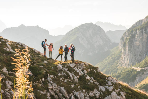 istock Mountain Ridge Adventure with Diverse Friends 1996377438
