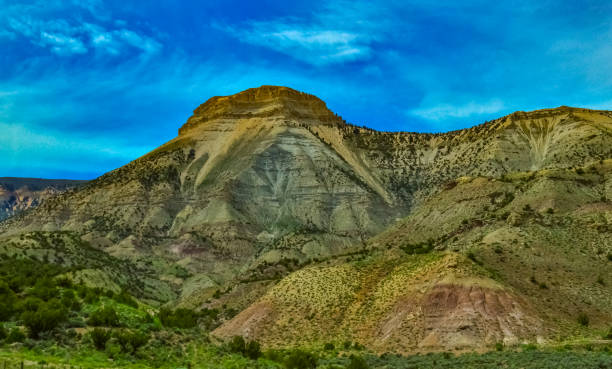 istock Mountainous landscape, red and yellow mountains in Utah, US 1996391837