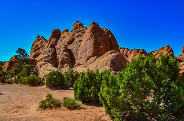 istock Eroded landscape, Arches National Park, Moab, Utah, US 1996392374