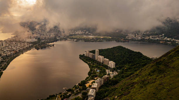 Sunset in Ipanema in Rio de Janeiro