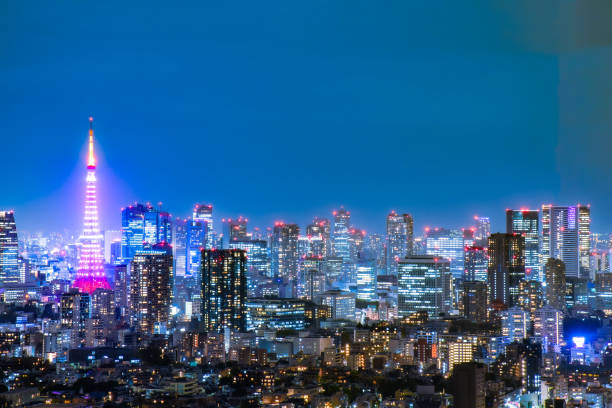 istock Night view of Tokyo, Japan 1996526950
