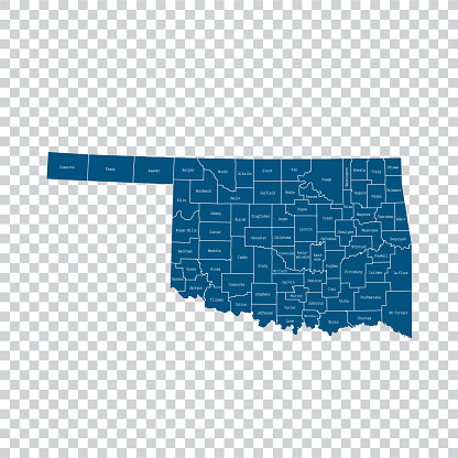 vector of the  Oklahoma map