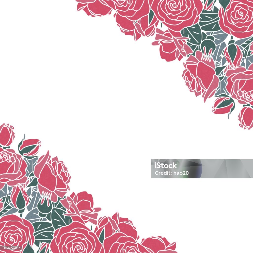 1000 Roses Background Square Rose Background Frame Square Wallpaper Stock Illustration - Download ...