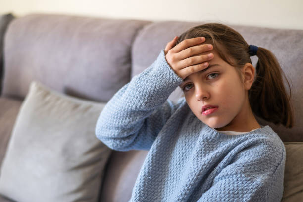 istock Symptoms of fever or flu. 1997003499