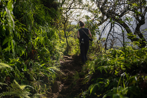 On the ridges of IOA  Valley hike, unreal Hawaiian rainforest