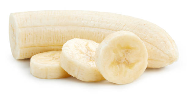 istock Banana slices Isolated with clipping path 1997042929