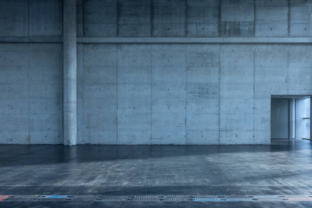 istock the perfect concrete wall in a blue light. 1997082661
