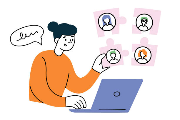 istock HR manager forming team, business flat composition, vector illustration of woman employer, human resources concept, company management software 1997082980