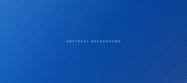 Vector illustration of Blue background with straight lines