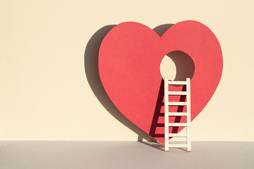 Heart with ladder