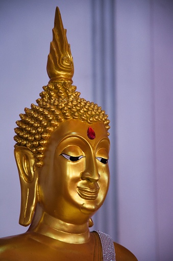 Buddhist Tempel in Laos Vientiane. Place of worship and calmness. Monk working place. Asia, House, Prayer