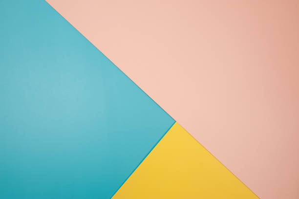 istock Blue, pink and yellow background. 1997224189