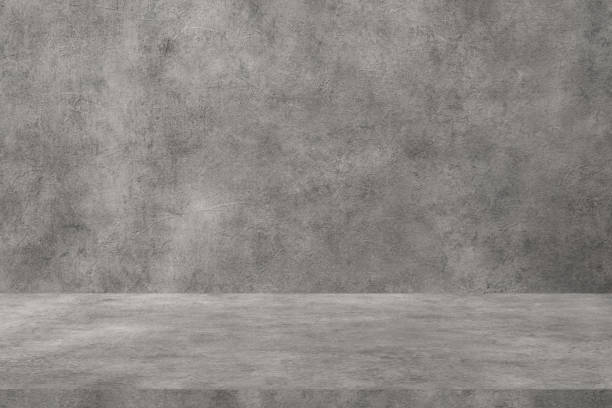 istock Background and backdrop of concrete cement wall in black and gray tones. Studio interior background and empty space Decorating ideas 1997228993