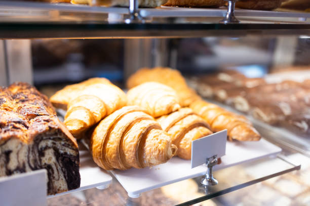 istock Sweet pastries in a shop window 1997242321