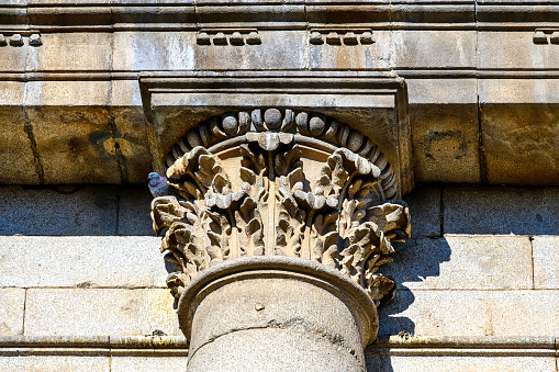 Column decoration of Antalya Hadrian's Gate