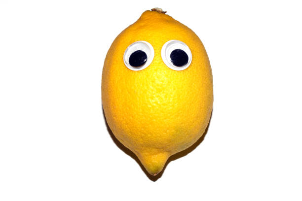 istock Silly Food Lemon Fruit with Goggly Wobbly Eyes on them 1997333173