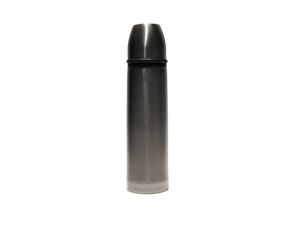 istock Metal thermos on a white isolated background. 1997336961
