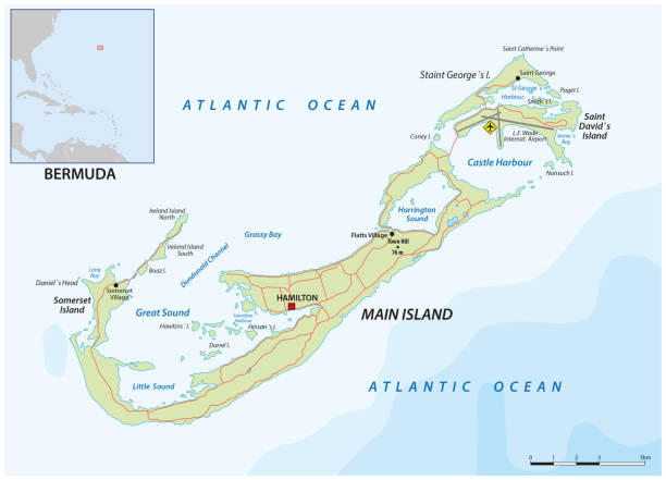 Map Of Bermuda Beaches Map Of Bermuda Beaches