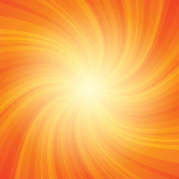 istock Twist sunburst vector illustration with radiant background, conveying retro 1997390674