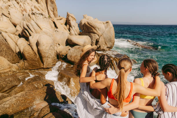 istock Summer vacation with my besties by the sea 1997419245