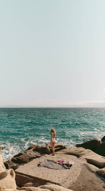 istock Solo traveler by the sea 1997424532