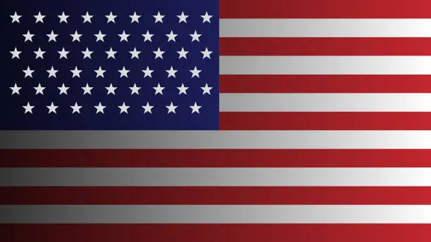 Vector illustration of USA national flag wallpaper