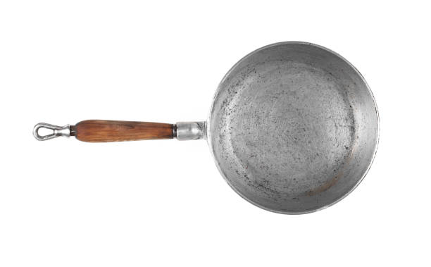istock old aluminum frying pan isolated on white background 1997529982