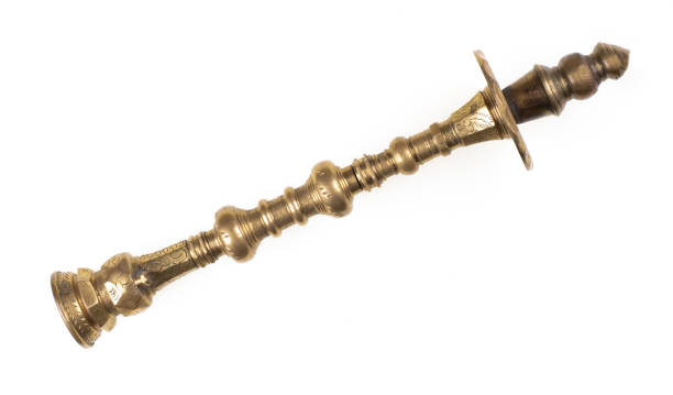 istock ancient golden scepter isolated on white background 1997533790